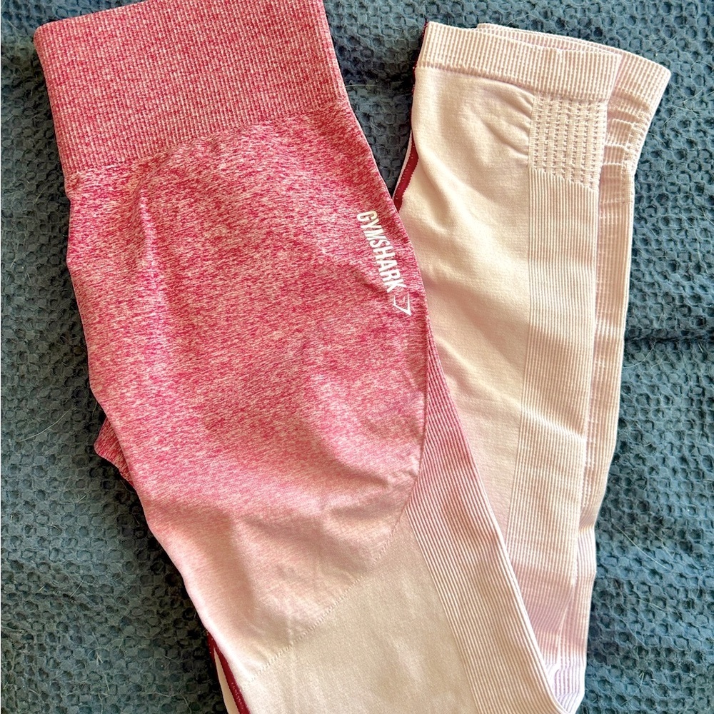 Gymshark pink ombré leggings